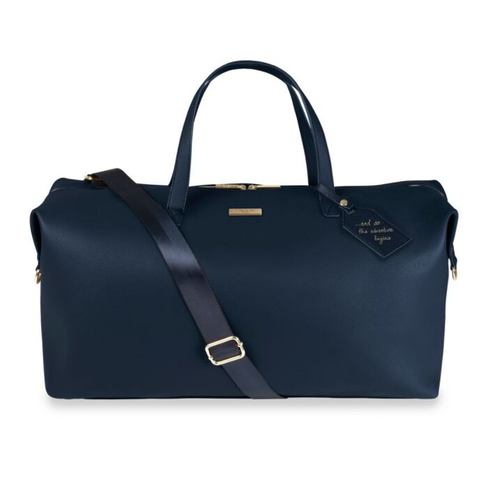 Katie Loxton Weekend Holdall Duffle Bag | Navy Blue-5